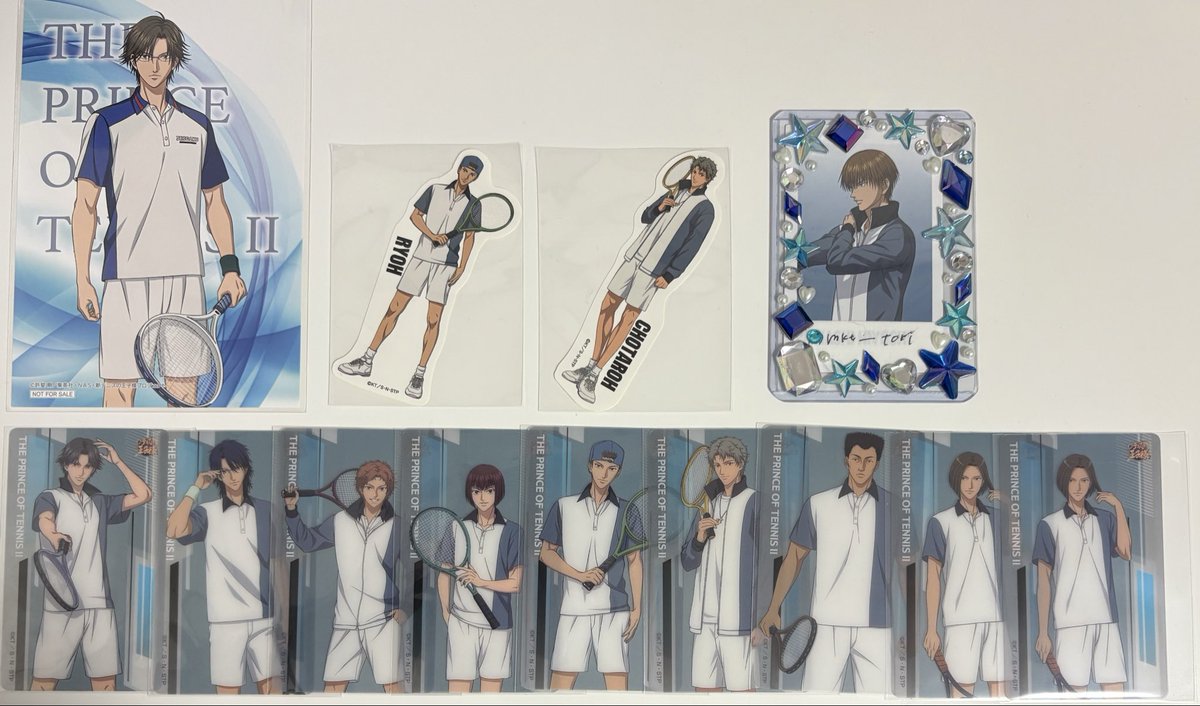 【 交換・譲渡 】 新テニスの王子様 テニプリ 青学vs氷帝 クリアカード クリアシート 特典 ポストカード ステッカー

譲：手塚 跡部 忍足 芥川 向日 宍戸 鳳 〇樺地 〇滝

求：日吉 or 定価

郵送希望です！
求むは特典ポストカード最優先
〇讓渡できる方優先

検索からも気軽にお声かけください🙇‍♀️