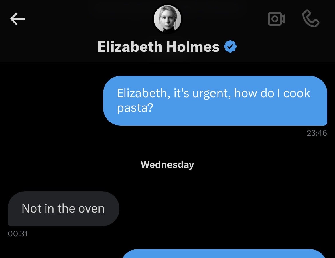 0x45o's tweet image. do not attempt to cook pasta in the oven