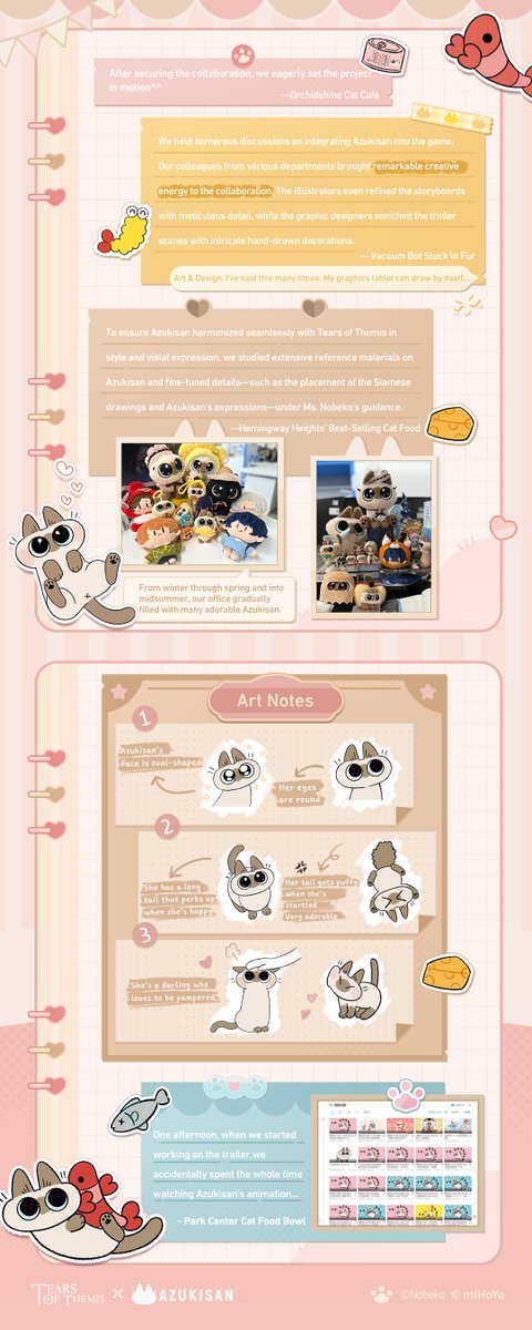 TearsofThemisEN's tweet photo. #TearsOfThemis ✦ A Journey with Azukisan ✦

#Azukisan will soon meet everyone in Stellis City.
Before the official meeting, we'd like to share our story of how we met Azukisan.

The past year and a half spent with Azukisan has been filled with joy and innocence, along with moments of both regret and touching memories.
Therefore, in our next post, we'll be giving away the 🐱Azukisan collaboration Dollhouse Furniture, "Azukisan's Visit"🐱! We hope Attorneys will find joy together with Azukisan in the upcoming collaboration event.