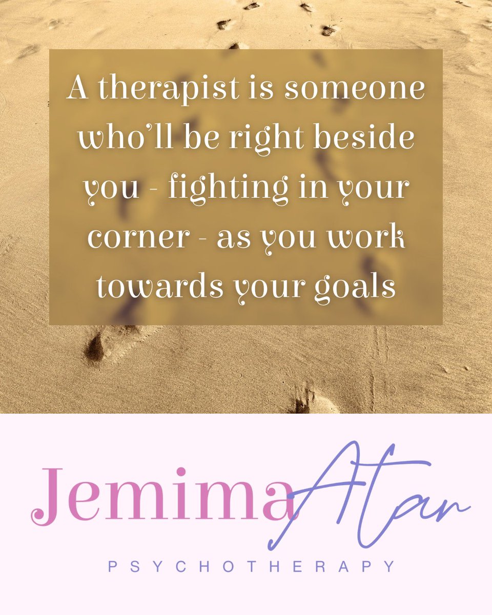 JemimaAtar's tweet photo. Therapy is a journey - and the relationship between you and your therapist is at the heart of it. If you'd like to learn more about the services I offer, take a look at my psychotherapy website:

https://t.co/4SpPbJ4MZy https://t.co/KA6DSb8mF3