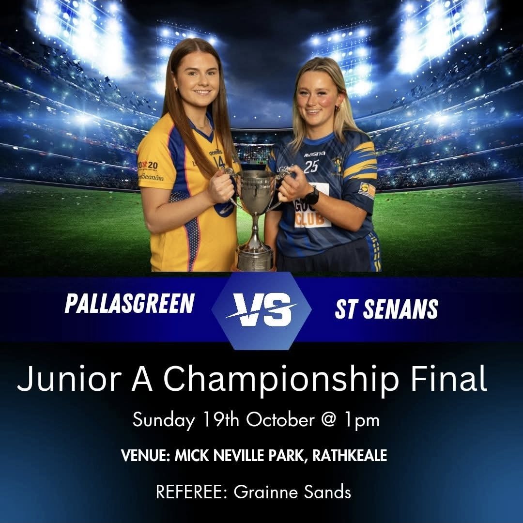 Another honour to have been selected to ref for the <a href="/LKLadiesGaelic/">LimerickLadiesGaelic</a> Junior Club Final. Thanks so much for the assignment. #dowhatyoulove