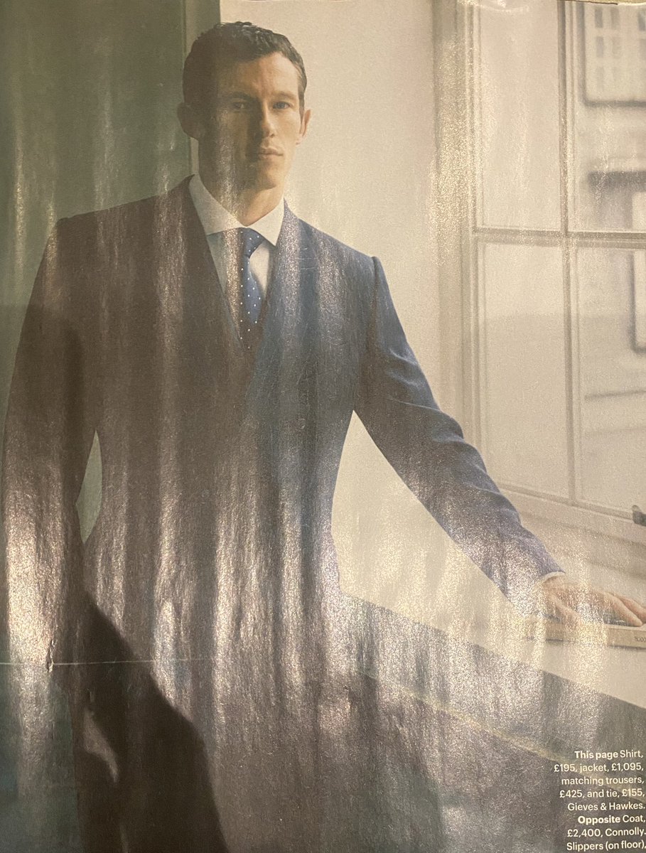 Callum Turner. In a Gieves &amp; Hawkes suit 🤤🤤That’s it - that’s the tweet @thesundaytimesstyle