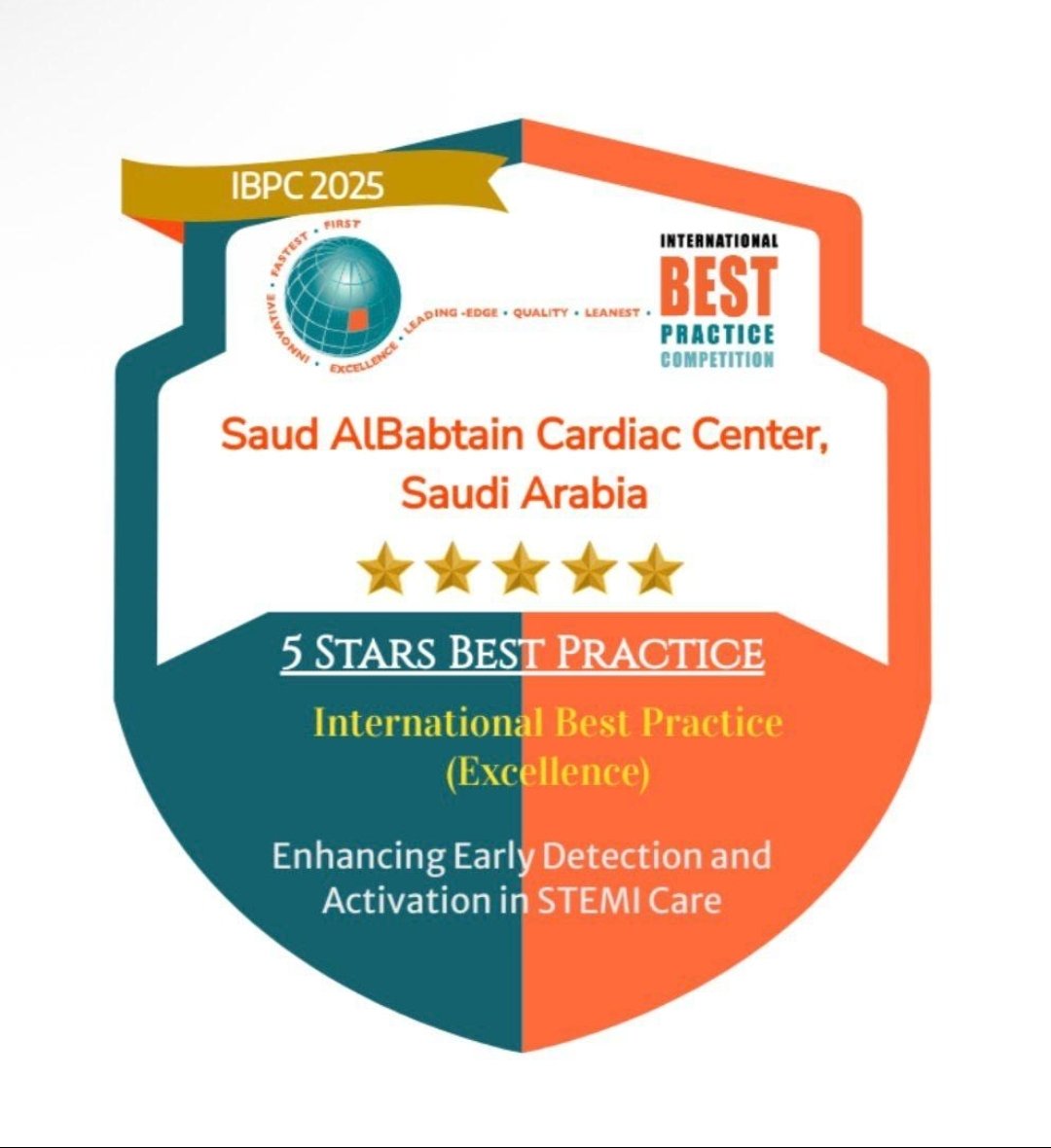 حصل مركز #سعود_البابطين_لطب_وجراحة_القلب احد مكونات #تجمع_الشرقية_الصحي على تقييم  ٥ نجوم في المسابقة الدولية لأفضل الممارسات (International Best Practice Competition).
ان هذا الانجاز يعكس تميز كوادرنا والتزامنا بتقديم رعاية صحية عالمية الجودة.