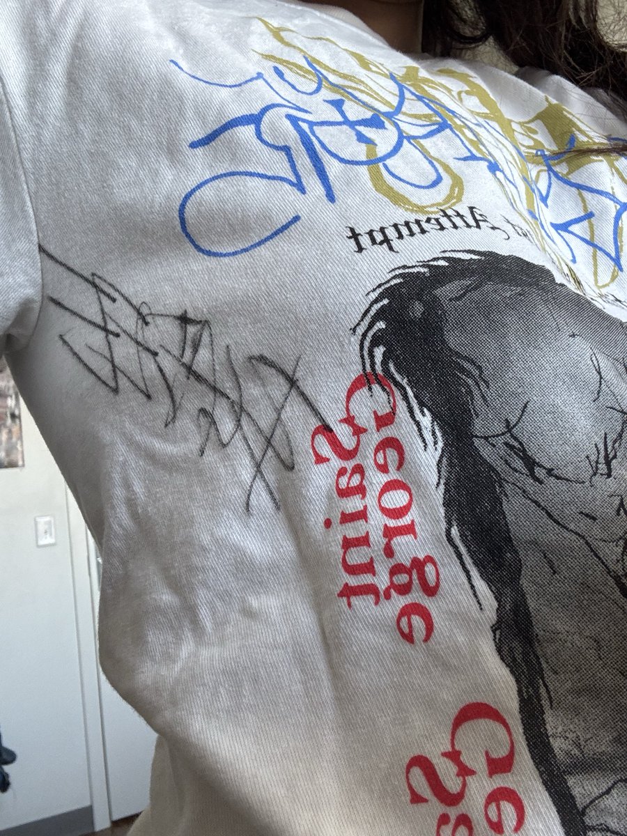 bladee signed my shirt