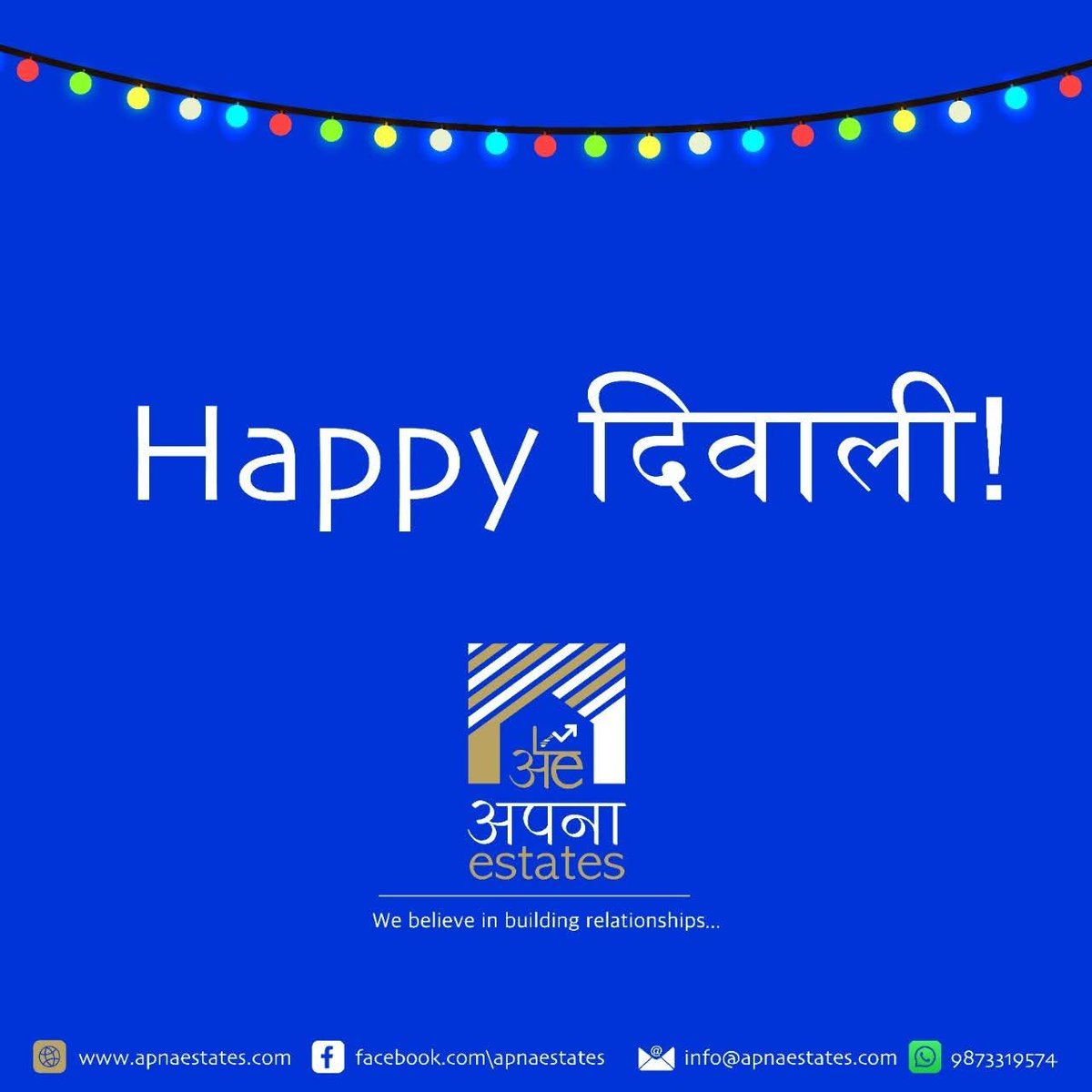 rajendr21687404's tweet image. ✨ Celebrate the Festival of Lights ✨  
This Diwali, let your home shine brighter than ever.  
Discover spaces filled with happiness, comfort, and prosperity —  
where every moment glows with joy!  

🏡 #DiwaliDelights  #HomeForFestivals #FestiveVibes #ApnaEstates #GurugramCity