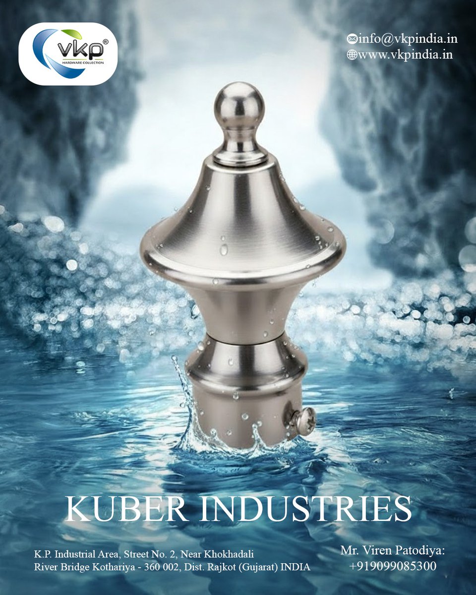 VKPKuberind's tweet image. Explore on whataaps :  wa.link/bvf9et

"Elevate your home's aesthetic with Kuber Industries! ✨
📞 Contact : +919099085300
 📍Near Khokhadali, River Bridge Kothariya - 360 002, Dist. Rajkot (Gujarat) INDIA
 📧 info@vkpindia.in

#KuberIndustries #HardwareCollection