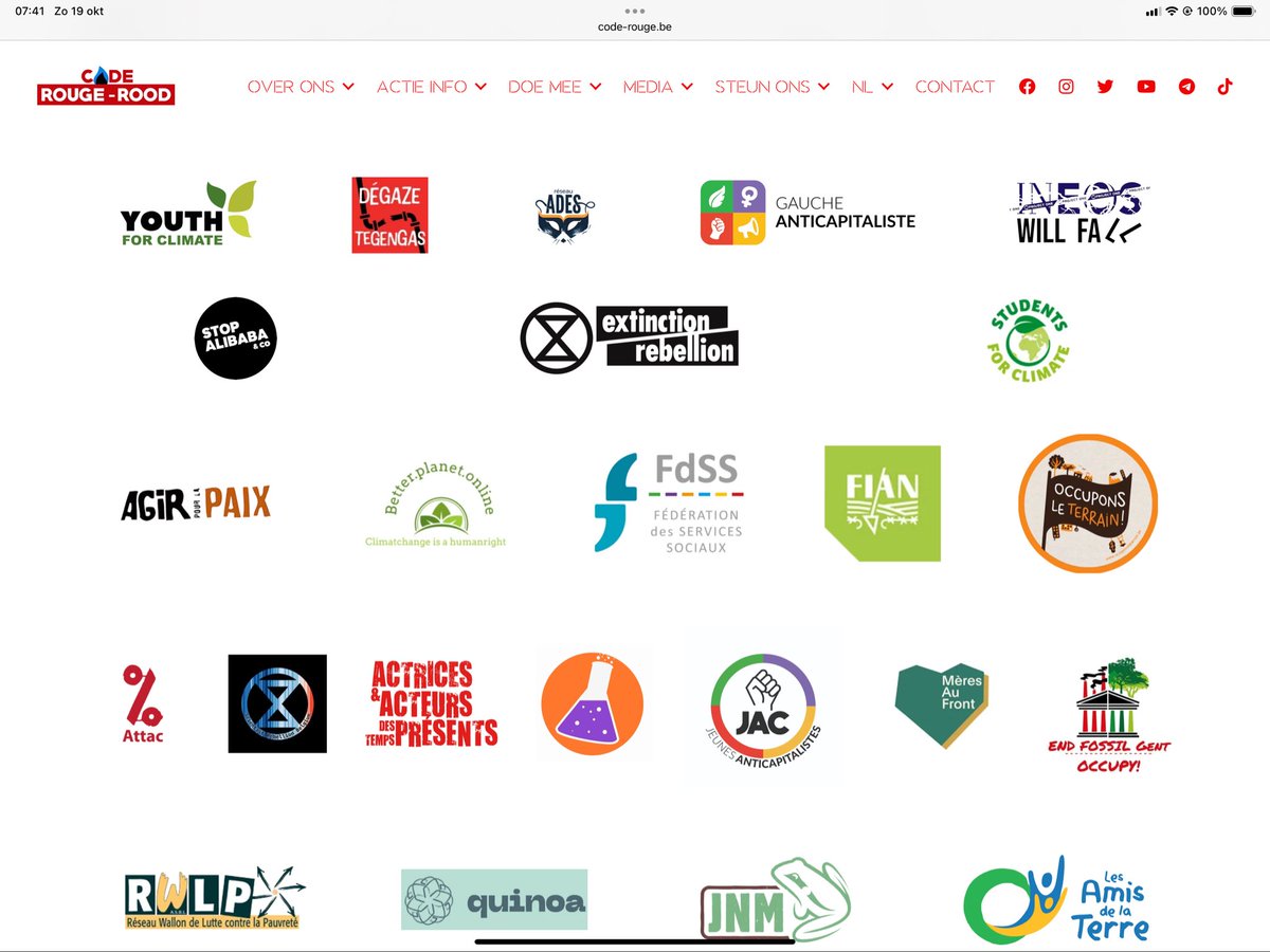 De “fanlijst” van <a href="/coderoodrouge/">Coderougerood</a> op 11 oktober 2025 en deze van 19 oktober 2025. <a href="/GentMilieufront/">Gents Milieufront</a> heeft blijkbaar in alle stilte eieren voor zijn geld gekozen?