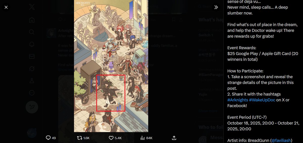liberiknights's tweet photo. @ArknightsEN #Arknights #WakeUpDoc there's no way you're carrying mont3r doc https://t.co/lKnt9wI85y