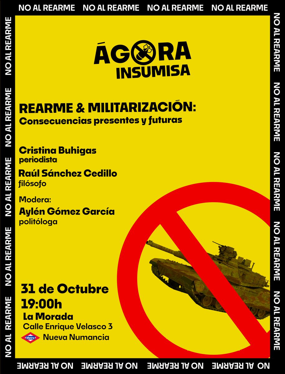 Insumisas Contra el Rearme tweet media