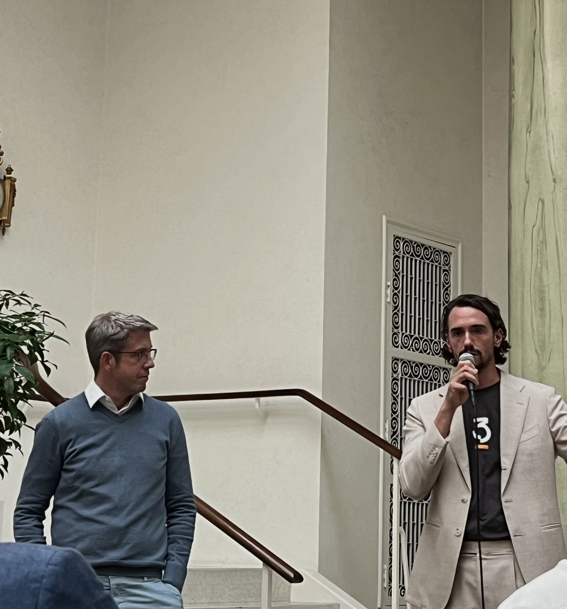 Today, Bitcoin was discussed in the Swedish Parliament.

The conversation included <a href="/DennisDioukarev/">Dennis Dioukarev</a> <a href="/satmojoe/">Joe ₿ryan</a> <a href="/JAN3com/">JAN3</a> <a href="/bitcoin_advies/">Nelis JAN3 Financial</a> and <a href="/C3007c/">Christopher Baker, FRICS</a>

This marks an important first step as Bitcoin enters the political dialogue in Sweden.