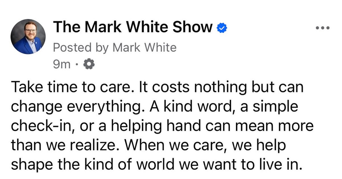 The Mark White Show tweet media