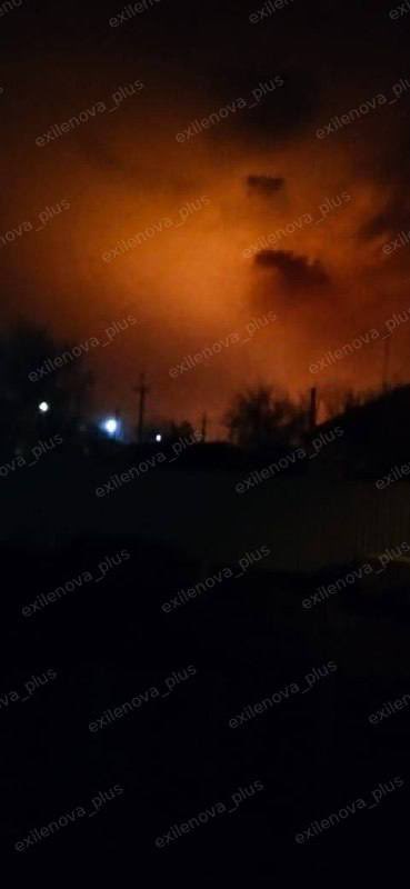 bayraktar_1love's tweet image. On the night of October 19, 2025, a drone attack struck a gas‐processing facility in the Orenburg region of Russia.