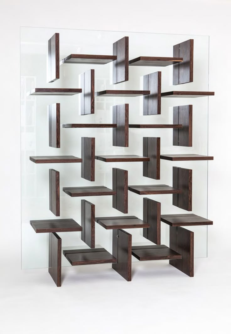 The Cross, Glass Shelves by Alva Design