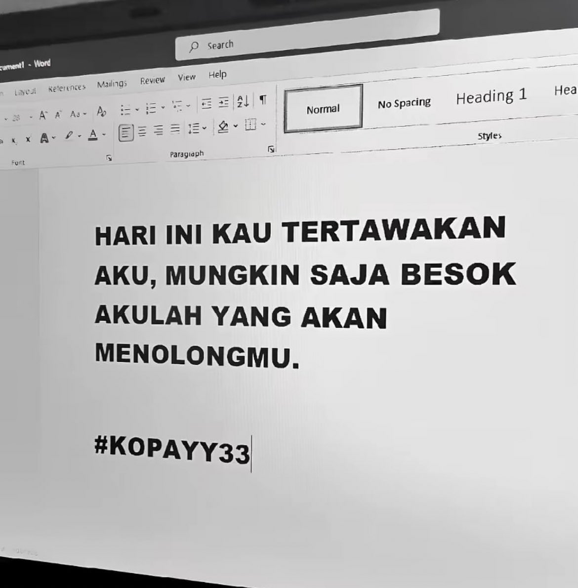 Berkata tweet media