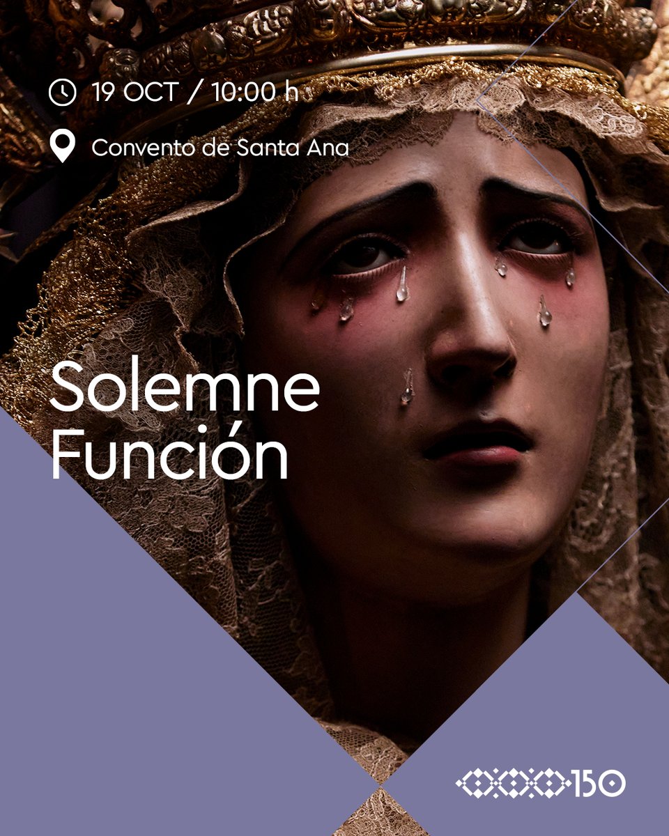 🟪⬛ 𝗦𝗢𝗟𝗘𝗠𝗡𝗘 𝗙𝗨𝗡𝗖𝗜𝗢́𝗡 𝗥𝗘𝗟𝗜𝗚𝗜𝗢𝗦𝗔 𝗘𝗡 𝗛𝗢𝗡𝗢𝗥 𝗗𝗘 𝗠𝗔𝗥𝗜́𝗔 𝗦𝗔𝗡𝗧𝗜́𝗦𝗜𝗠𝗔 𝗗𝗘 𝗟𝗢𝗦 𝗗𝗢𝗟𝗢𝗥𝗘𝗦 𝗗𝗘𝗦𝗗𝗘 𝗘𝗟 𝗖𝗢𝗡𝗩𝗘𝗡𝗧𝗢 𝗗𝗘 𝗦𝗔𝗡𝗧𝗔 𝗔𝗡𝗔 𝗗𝗘 𝗟𝗔𝗦 𝗠𝗔𝗗𝗥𝗘𝗦 𝗖𝗔𝗥𝗠𝗘𝗟𝗜𝗧𝗔𝗦 ⬛🟪⁣
⁣
📅 19 de octubre de 2025⁣⁣⁣
🕰️