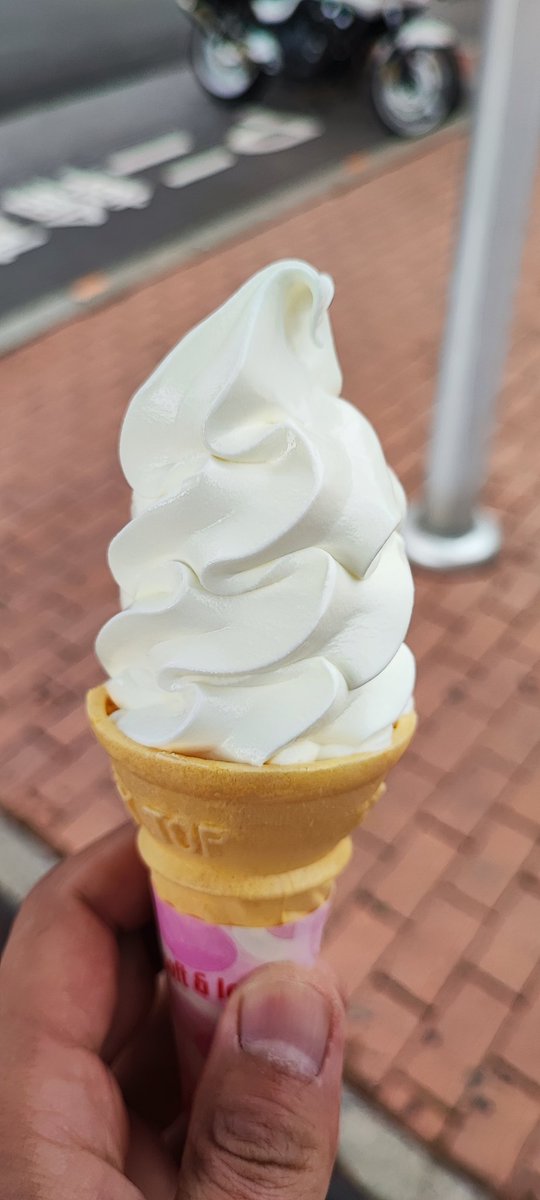 今日も今日とて長門牧場のソフトクリーム