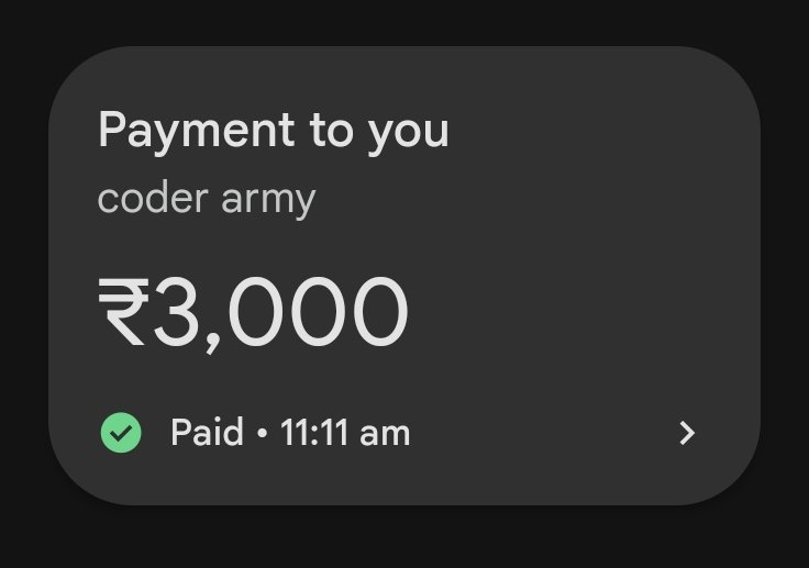 mudasirbuilds's tweet image. This reward means a lot to me for first time in my life i won hackathon
@rohit_negi9 @adityatandon02 @CoderArmy #STRIKELAUNCH