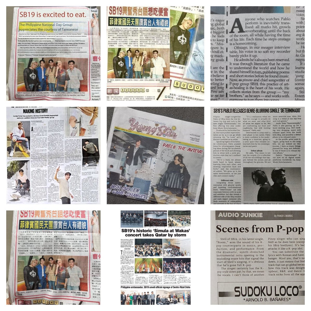 Don't you feel proud that it's not just online media seeking exclusive stories about SB19, but newspapers from all corners of the globe as well? They've highlighted all the positive aspects of SB19. Isn't it amazing how they consistently showcase Filipino pride on an