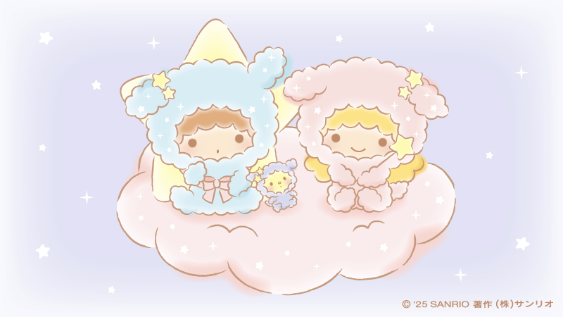 未開封】もにまるず Sanrio キキ and ララ セット LittleTwinStars