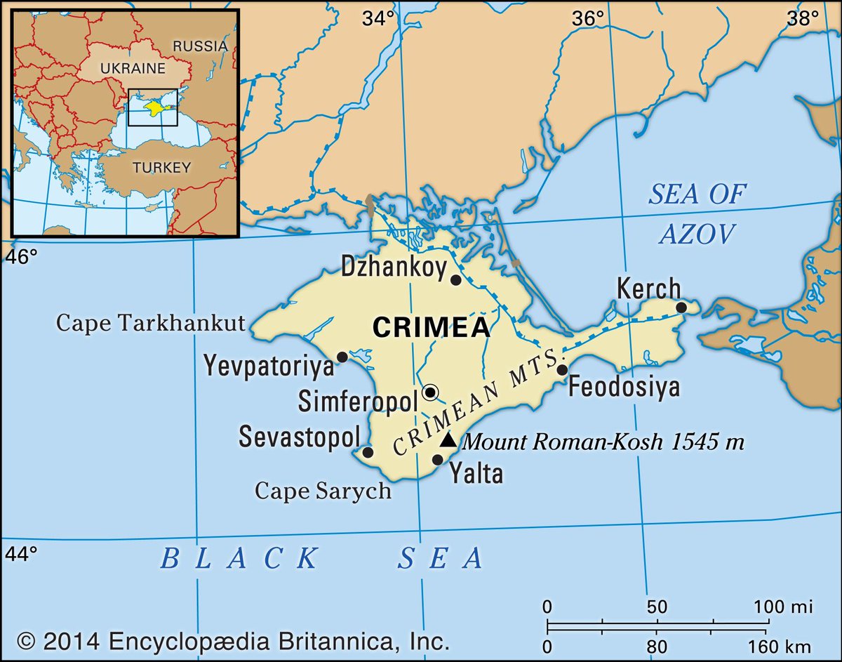 The problem with Crimea (and here I significantly disagree with Ben Hodges) is how easy it is to defend. 

The future Russian regime, wanting to stop the bloodspill, will retreat out of Ukraine but not out of Crimea, as the land access to the peninsula is insufficient surface