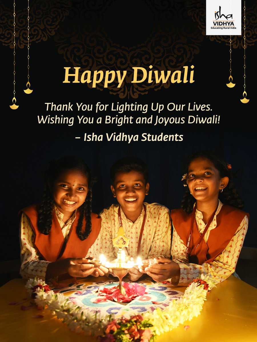 ishavidhya's tweet photo. #happydiwali
#ishavidhya
#ruraleducation https://t.co/sn0XzJKVEq