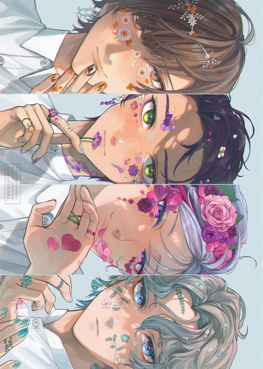 ⚠捏造衣装⚠
🌼🪻🌹🌸