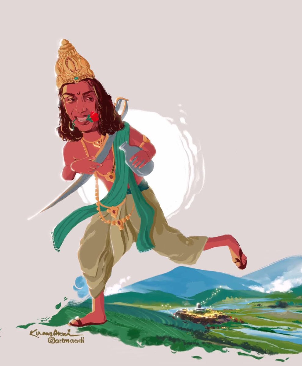 gulshandevaiah's tweet photo. Kulashekara from #KantaraChapter1 , in a parallel world by @akkirann 👌🤝 https://t.co/qTbTz8XTvg