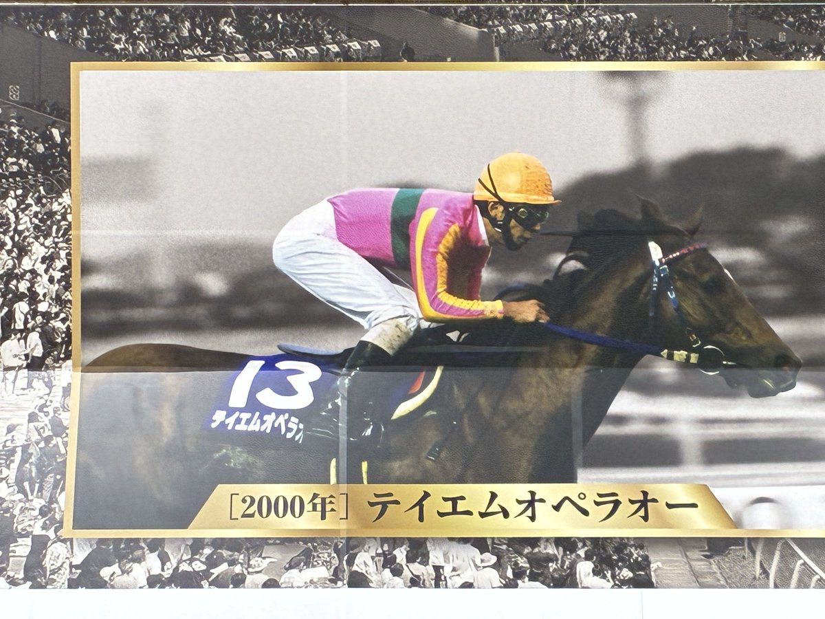 天皇賞秋、ジャパンカップを連勝した名馬と名騎手 2000年テイエム