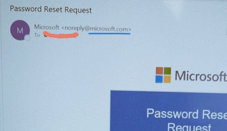 ⚠️Be cautious of phishing emails like this.

It's not 
🚫noreply@microsoft.com
It's
👉noreply@rnicrosoft.com