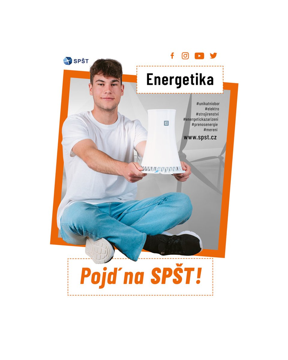 spstrebic's tweet photo. ⚡Energetika je správná volba pro všechny, kdo chtějí pracovat s technologiemi, podílet se na řešení současných výzev a mít jistou a smysluplnou budoucnost.
👉 Pojď na SPŠT
https://t.co/SkzIlj8Rc7 https://t.co/dQ46qukp07