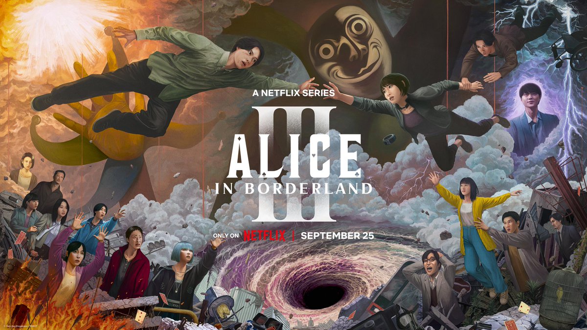 Finally watched season 3 and wow Alice in Borderland you owe me nothing literally one of the best series on earth

🌟 🌟 🌟 🌟 🌟 
#AliceinBorderland3