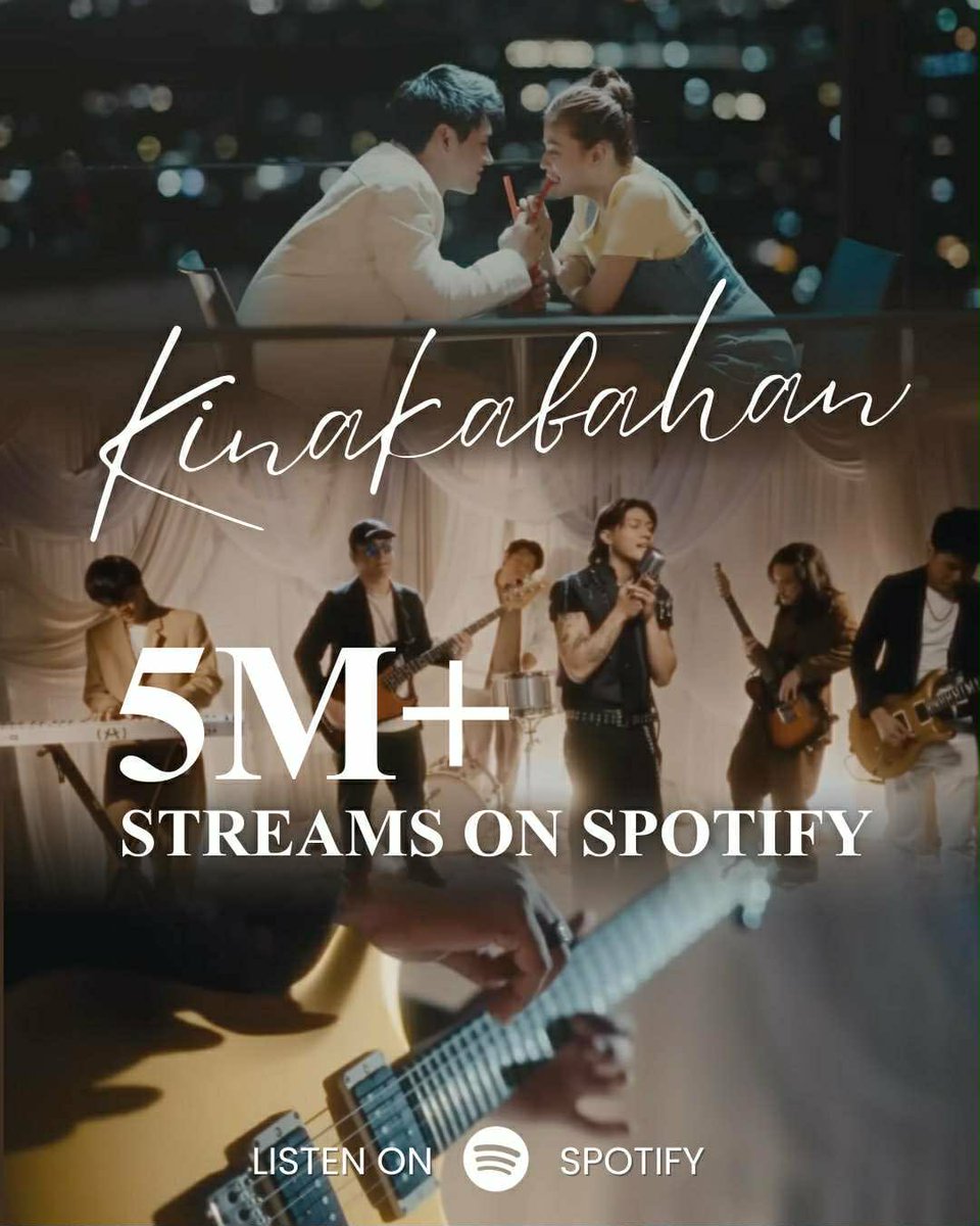 THANK YOU EVERYONE! Keep on streaming! 💛🤍
👉 open.spotify.com/track/3FLCi7km…
#LilyMusic #Kinakabahan