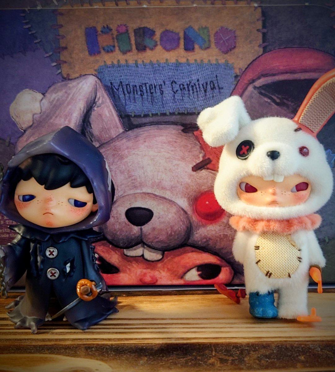 色々頑張ったご褒美…というていで買ってしまった。どの子も可愛いですよ〜🎃

#POPMART