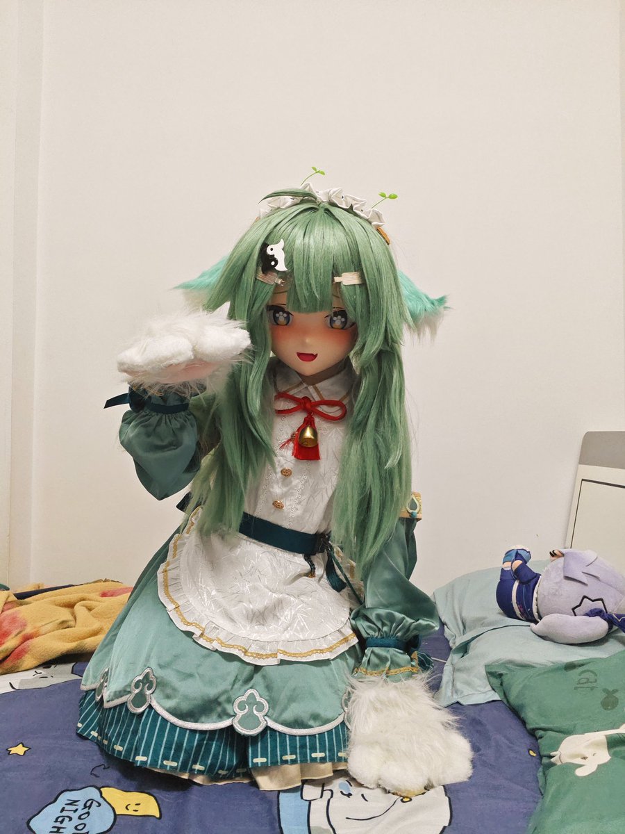 开拓者哥哥，工作辛苦啦，来藿藿这里休息一下吧，藿藿这是……第一次尝试当女仆……希望不会搞砸……

入替：<a href="/yugyugyug1116/">溫乃</a> 
#着ぐるみ #kigurumi  #藿藿