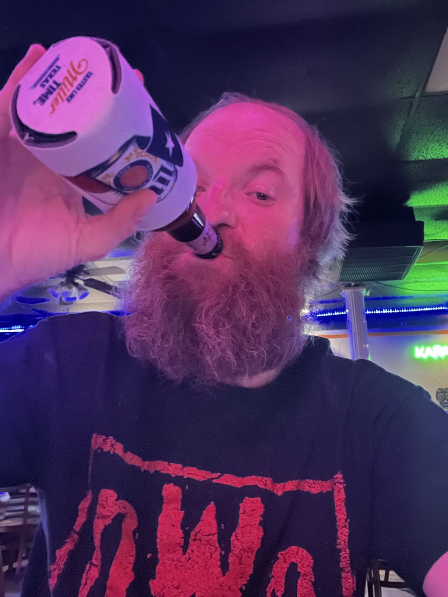 ChrisPrior13's tweet image. Not at Backpew, but cheers everyone! Wolf Pack 4 Life