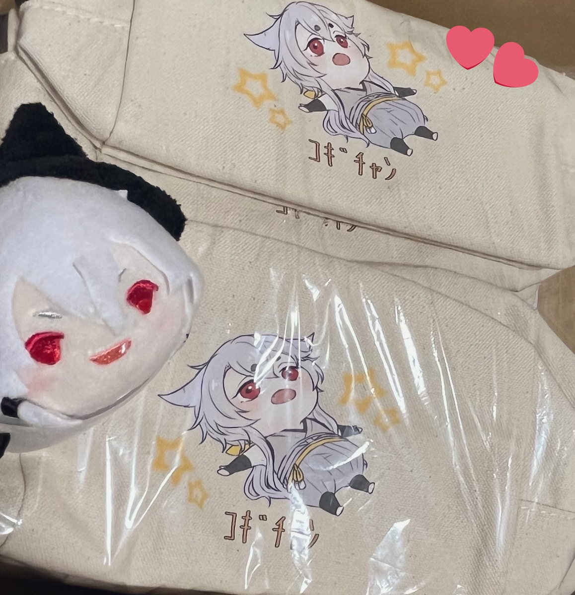 届いたよ…ｺｷﾞﾁｬﾝポーチが🦊✨️
来年のインテで持っていきますね💪