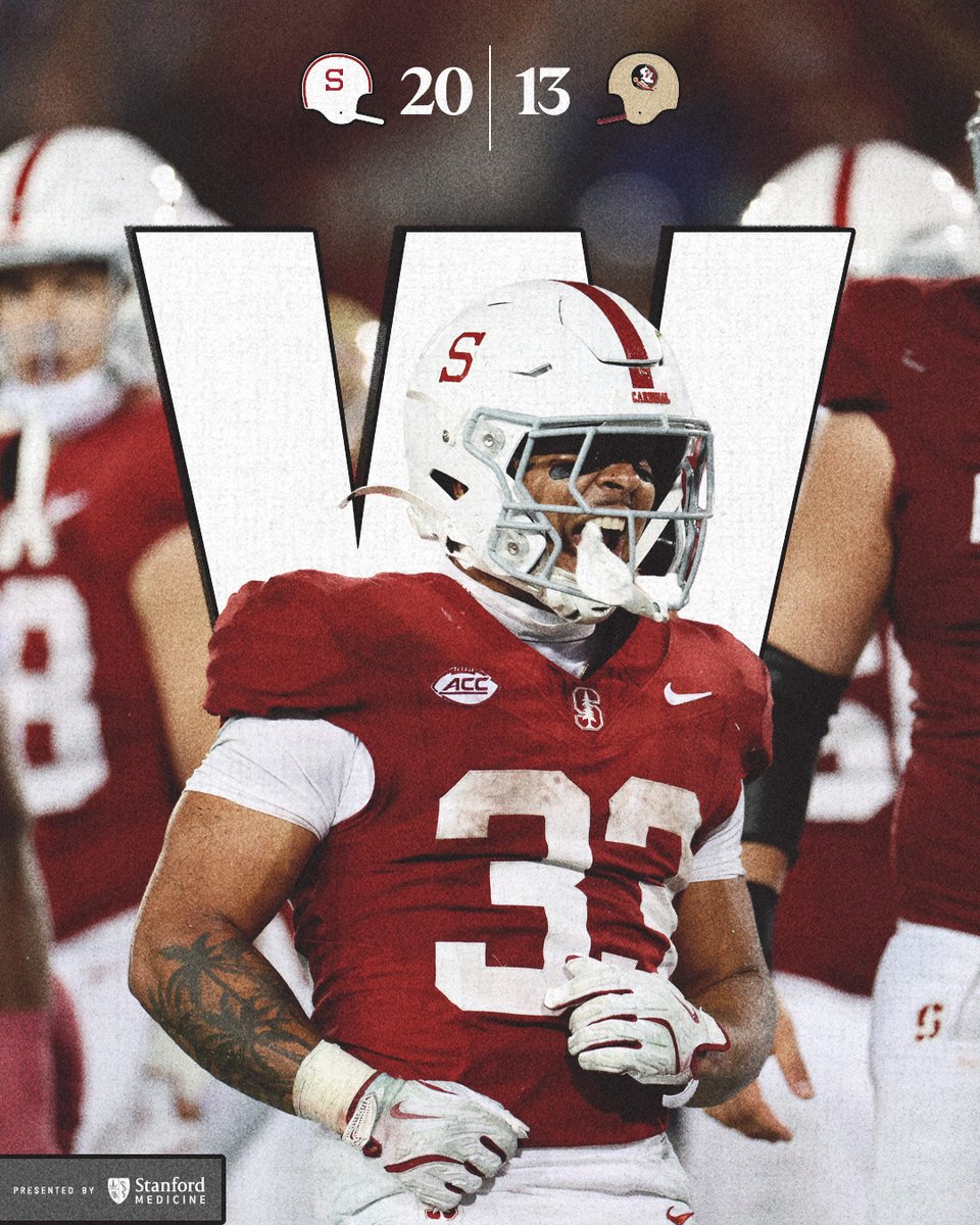 StanfordFball's tweet image. ‼️‼️ BIIIIIIIIIG HOMECOMING DUB ‼️‼️

#GoStanford