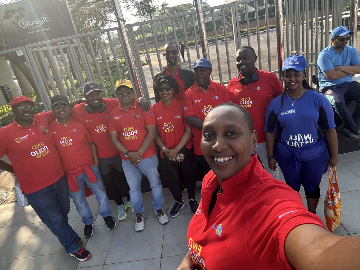 JulianKayibanda's tweet photo. This morning @bkarenarw, #Rotary Rwanda joined in the End Polio”. Ending #polio is crucial to prevent the permanent paralysis of millions, save billions in healthcare costs, and achieve one of history's greatest public health successes. https://t.co/QcqPgWx8bb