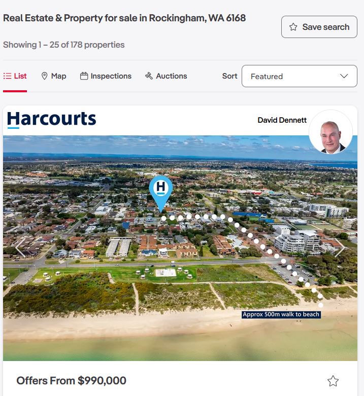 FetchStep's tweet image. Vice Admiral Jonathan "Dallas" Mead says #AUKUS will require 1200 houses for USA/UK troops in Rockingham WA.
Defence housing has not built any houses so it will have to buy existing houses.
There are currently 128 Houses for sale in Rockingham,
at a average cost of $900K
