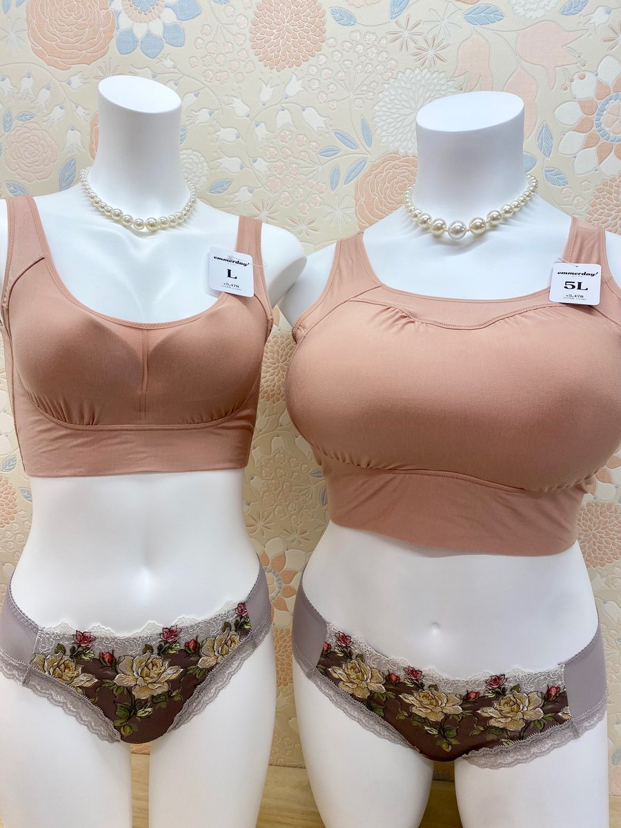 ⭐︎emmerday!ブラウン ブラジャー LLサイズ emmerday! / emmerday!感動シルエットノンワイヤーブラ ブラウン