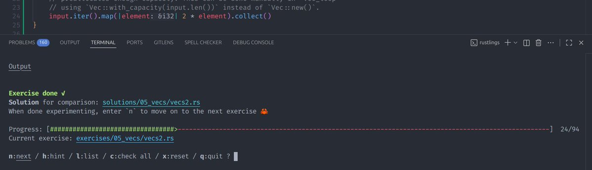 ShridMishra's tweet image. Day 75 / #100DaysOfCode :
- started rustlings challenge
- solved 25 problems
- raised a pull request for a component