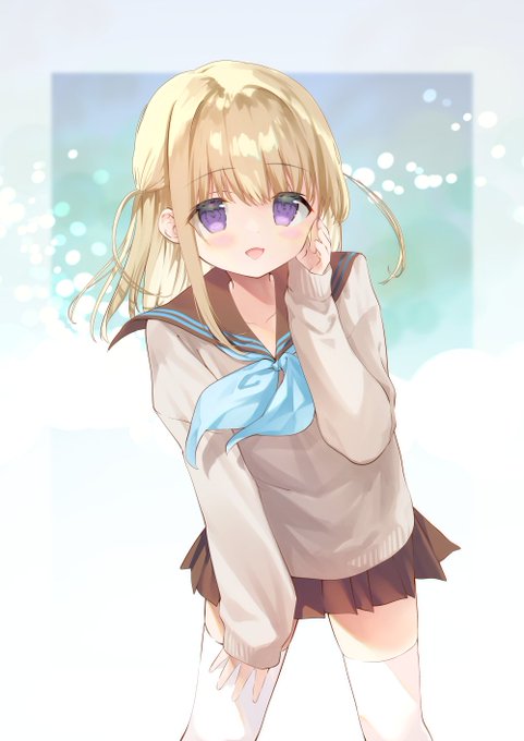 先輩!そろそろセーター着てみましたよー!どうですか?💛 