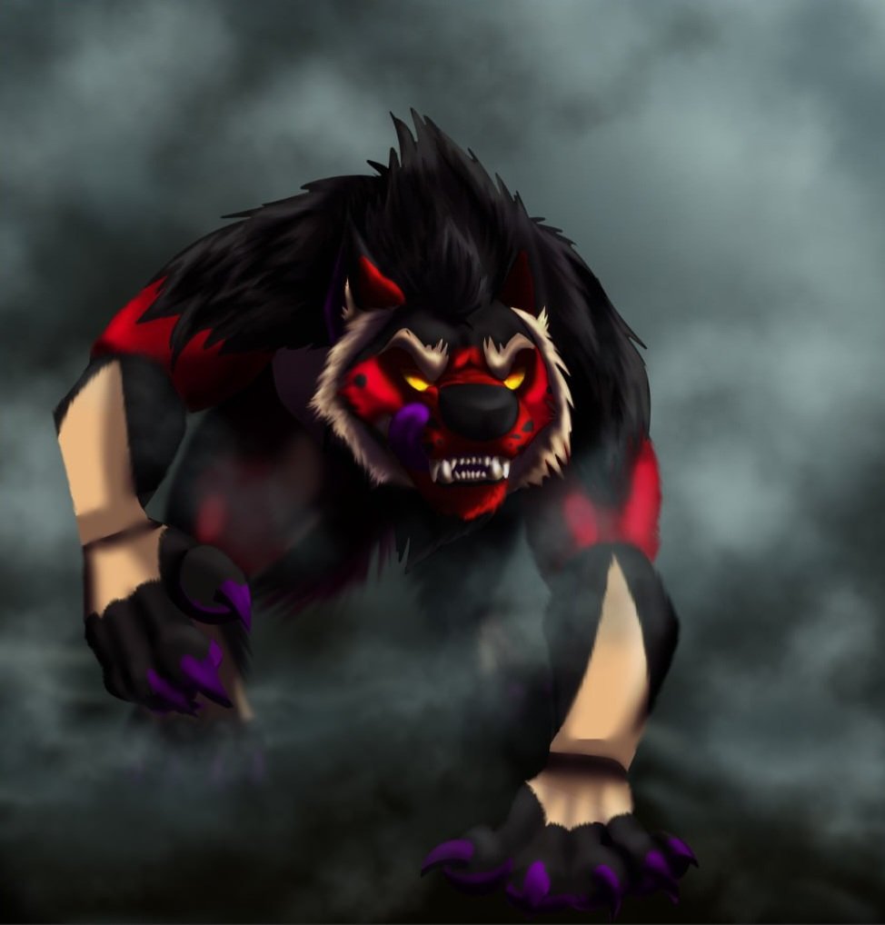 Maxx_Chee's tweet image. What better way to celebrate my hands being able to hold a stylus for the first time in months that werewolf-ifying my boy King
#WIP