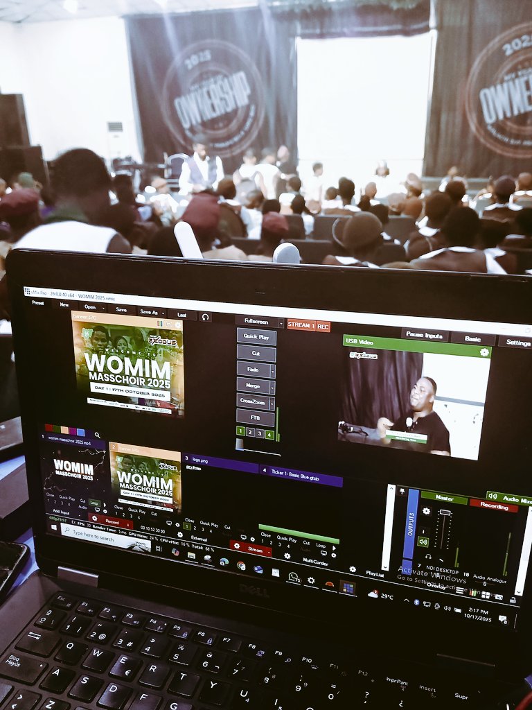ajohnfaluyi's tweet photo. The best of you is someone else starting point, be humble and keep going 📸👨‍💻🌄 

#Livestream #ayexpro #vmix https://t.co/3DiRZxCNs1