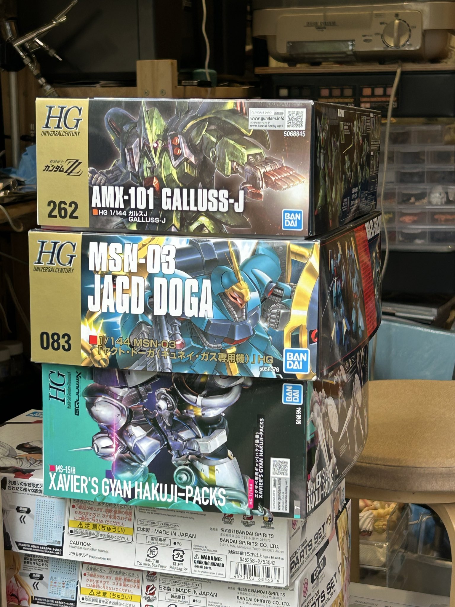 積みプラHG Bセット 22体＋１体＋おまけ サカタ様HG積みプラセット