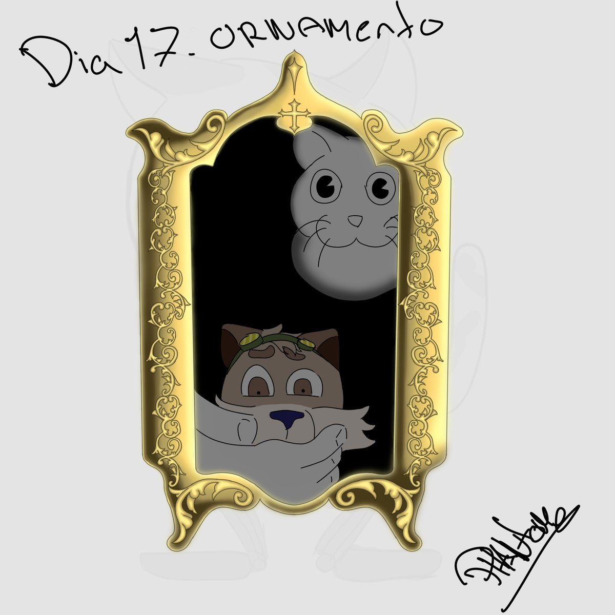phantom_shdl's tweet photo. dia 17: ornamento 
me atrase XD
#Inktober2025 https://t.co/ldy53g9xXF