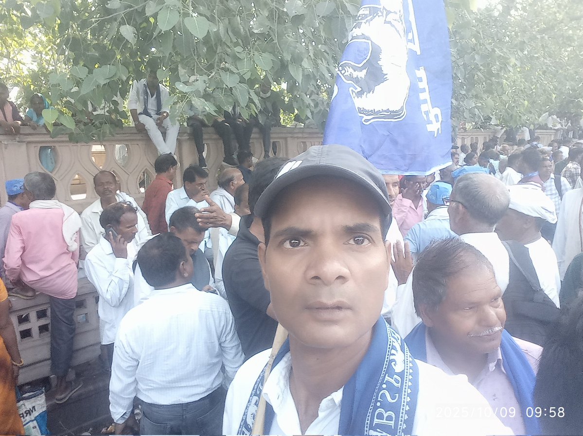 DeepakkumarAdv's tweet image. मान्यवर कांशीराम सासब महापरिनिर्वाण दिवस की लखनऊ रैली मे।