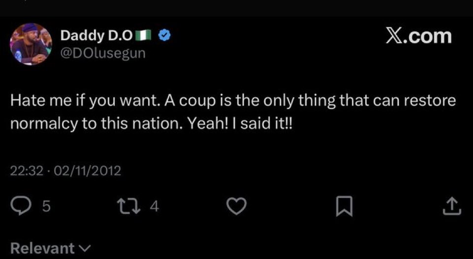 <a href="/Timi_The_Law/">Timi The Law</a> Don't say anything, just retweet.