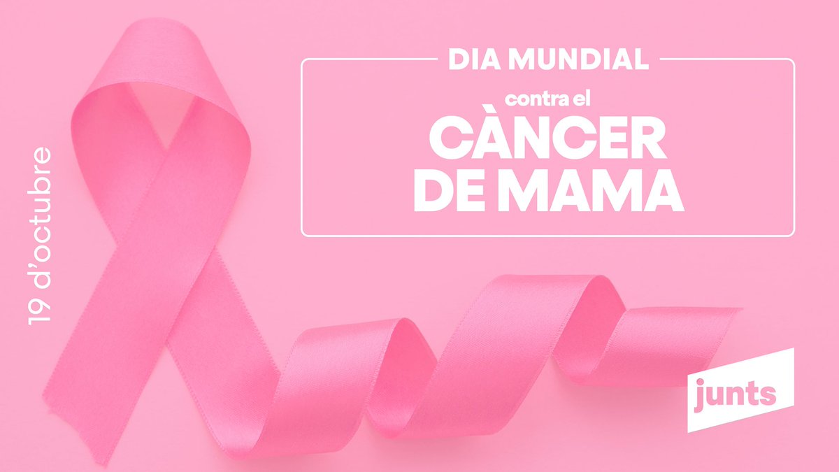 🎗️ Avui, #DiaMundialDelCàncerdeMama, ens sumem a totes les dones que lluiten, a les que han superat la malaltia i a les famílies que les acompanyen. 💗
La detecció precoç salva vides: fes-te les revisions i participa en el cribratge.
💬 Ningú hauria d’afrontar-ho sola.
<a href="/JuntsXCat/">Junts per Catalunya🎗</a>