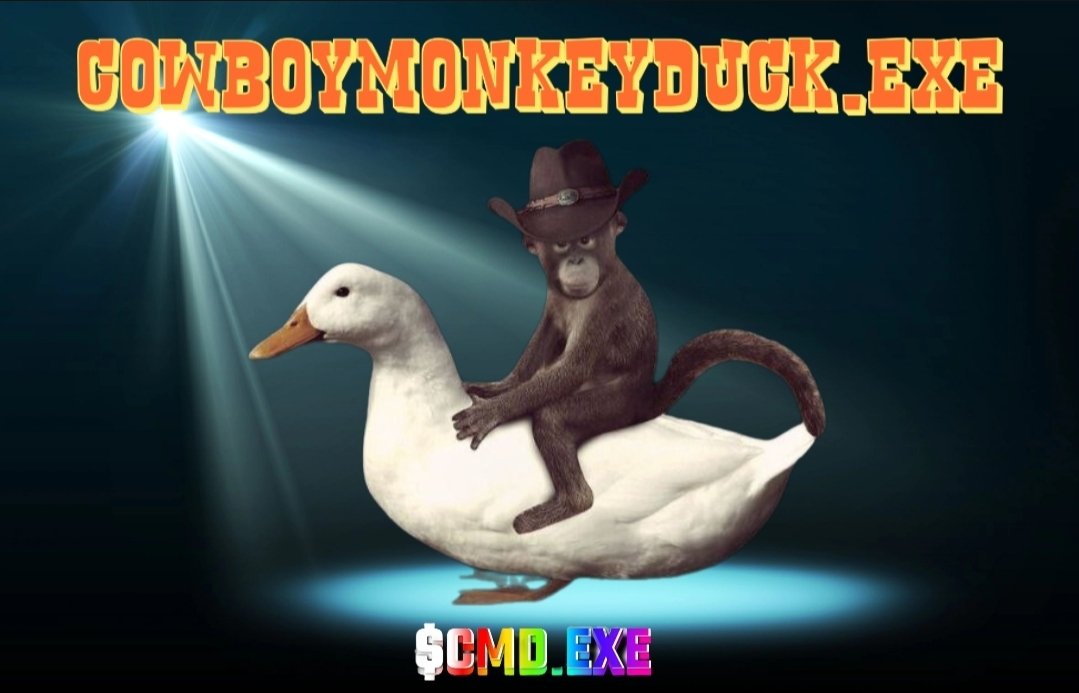 cmddotexesol's tweet image. echo [BOOT] spotlight.exe initializing
echo [SCAN] $cmd.exe 🤠🐒🦆
echo [HIGHLIGHT] coded.exe -&amp;gt; runitback_v1337_420_69.exe